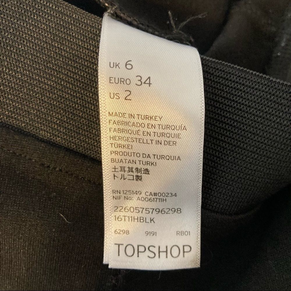 TOPSHOP | Heavy Weight Black Leggings - Picture 5 of 6